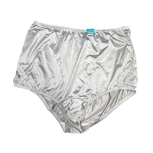 Vanity Fair Perfectly Lace Nouveau Brief‎ Panty Light Blue 13001 Sz.9/2XL